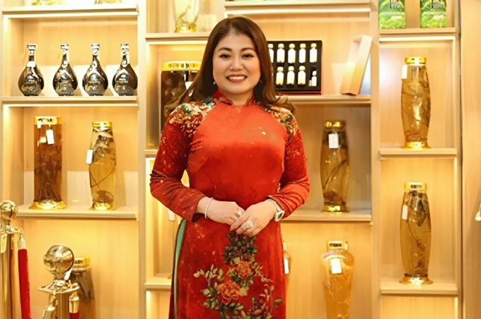 Chủ tịch Phạm Thị Mỹ Hạnh khi chưa bị khởi tố. Ảnh: Mỹ Hạnh Group