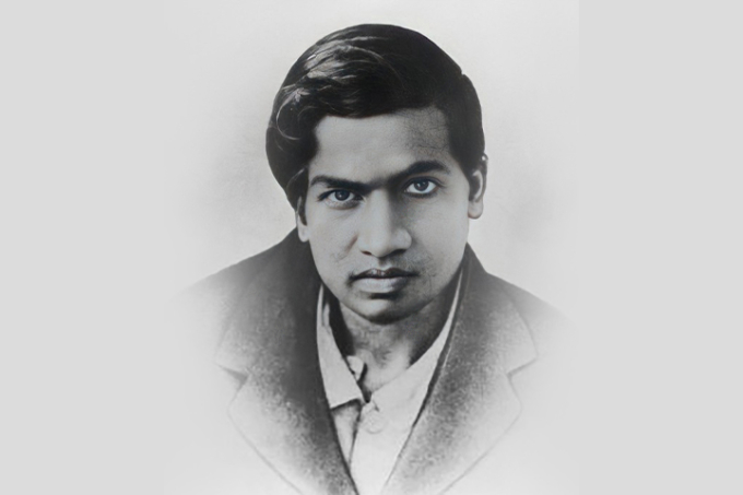 Srinivasa Ramanujan. Ảnh: CFAL India