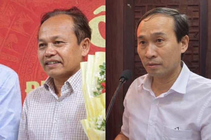 Ông Phạm Văn Hạ và Bùi Văn Tư trước khi bị bắt. Ảnh: Daklak.gov.vn, Pháp luật TP HCM.