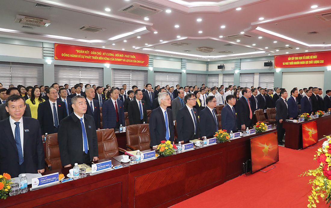 Đại hội Công đoàn EVNNPT lần thứ V nhiệm kỳ 2025 1 Đại hội Công đoàn EVNNPT lần thứ V nhiệm kỳ 2025 - 2030 thành công tốt đẹp - Ảnh 1.