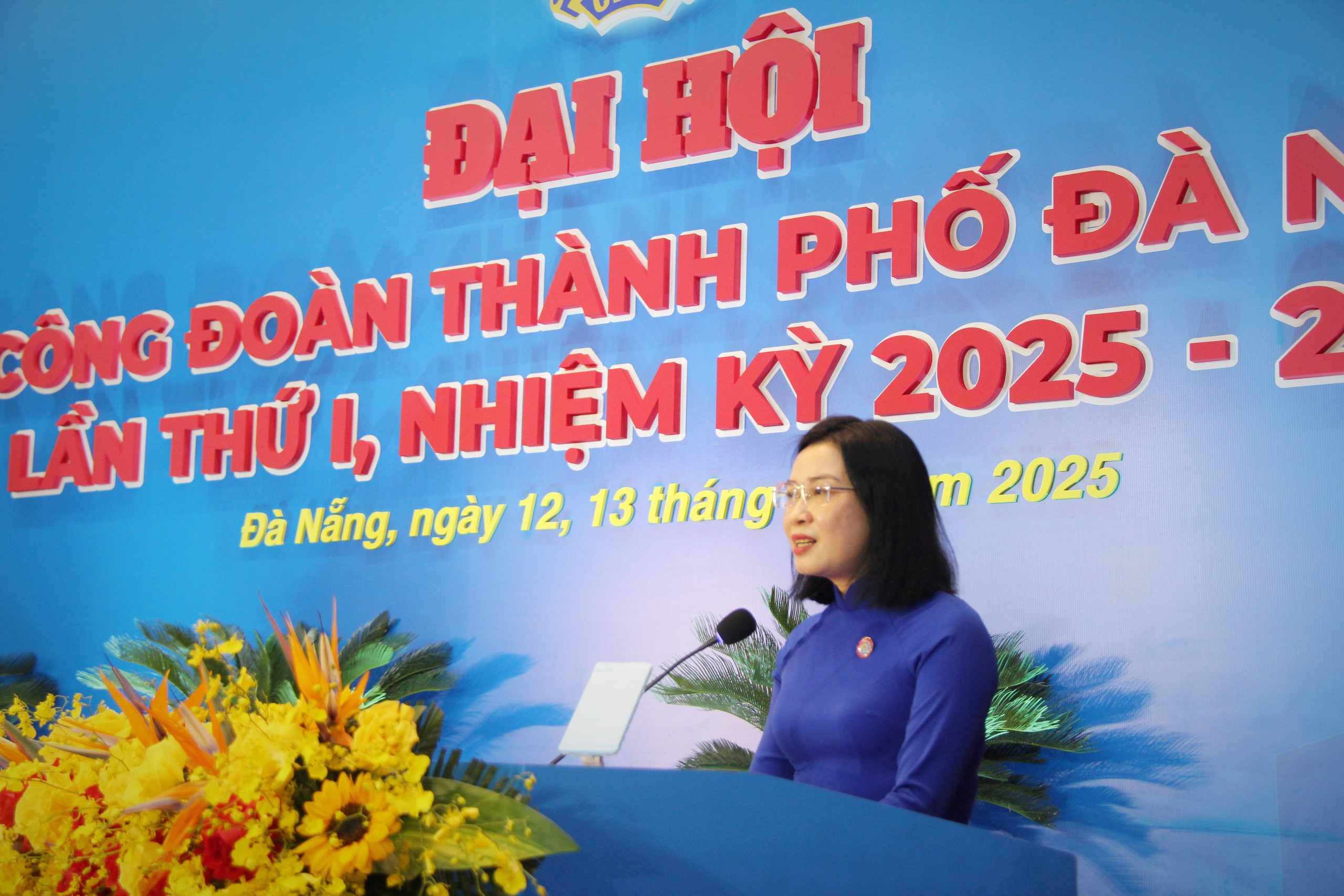Đại hội Công đoàn thành phố Đà Nẵng lần thứ I chính thức khai mạc 1 Đại hội Công đoàn thành phố Đà Nẵng lần thứ I chính thức khai mạc - Ảnh 1.