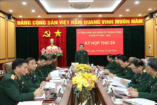 Đại tướng Nguyễn Trọng Nghĩa chủ trì kỳ họp ủy ban Kiểm tra quân ủy trung ương - Ảnh 1.