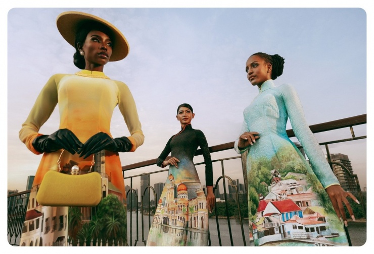 Dàn thí sinh Miss Cosmo 2025 khoe nhan sắc rực rỡ trong tà áo dài Việt Nam 1 Dàn thí sinh Miss Cosmo 2025 khoe nhan sắc rực rỡ trong tà áo dài Việt Nam - 1