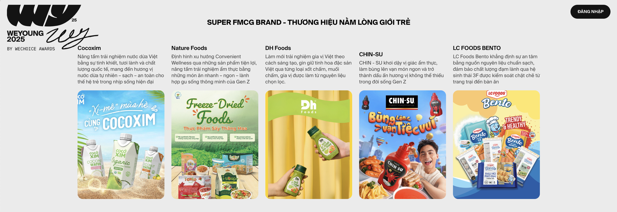 Super FMCG Brand: Đây là những nhãn hàng FMCG đang được giới trẻ Super FMCG Brand: Đây là những nhãn hàng FMCG đang được giới trẻ