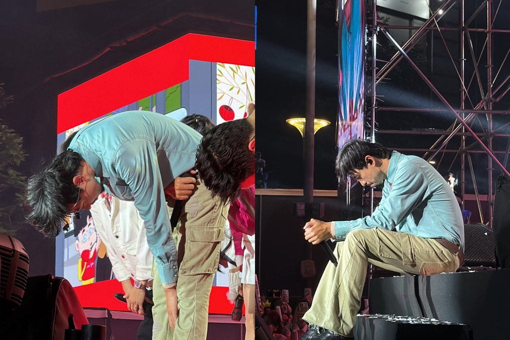 Đen Vâu cúi đầu, trầm ngâm trên sân khấu giữa lùm xùm Nuôi em - 1