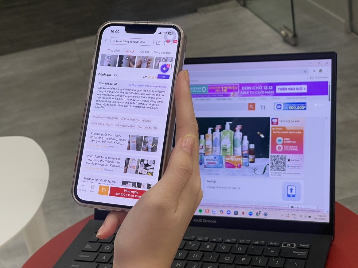 Đi mua sắm online dễ dàng với AI 2 Đi mua sắm online dễ dàng với AI - Ảnh 2.