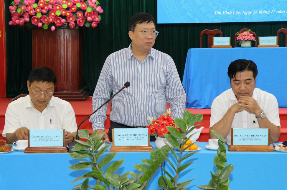 Điện lực Bình Chánh hợp tác chặt chẽ với chính quyền địa phương 1 Công ty Điện lực Bình Chánh hợp tác chặt chẽ với chính quyền địa phương - Ảnh 1.