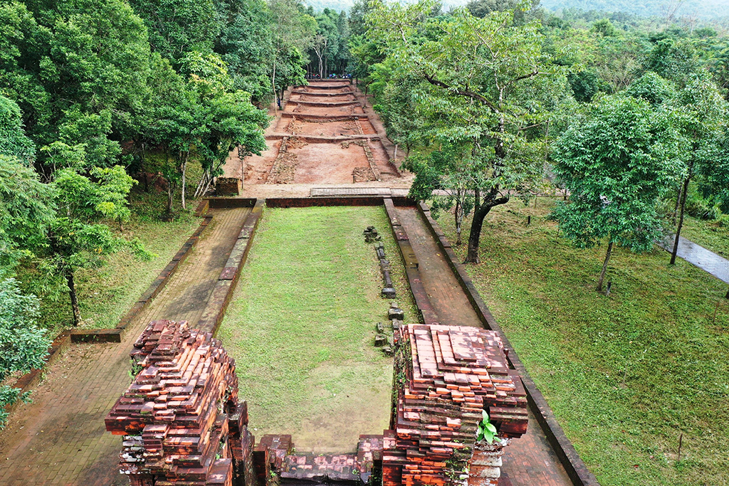 Diện mạo 'con đường thiêng' độc nhất dẫn vào thánh địa Mỹ Sơn- Ảnh 1.