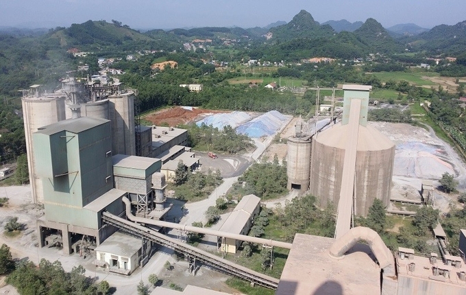 Dự án nhà máy xi măng Quang Sơn nằm ở tỉnh Thái Nguyên. Ảnh: Xi măng Quang Sơn