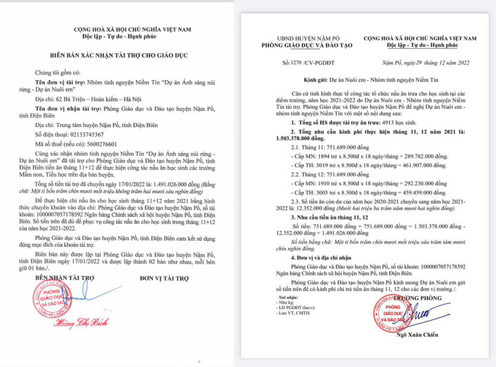 Dự án ‘Nuôi em’ cung cấp thêm tài liệu đối chiếu, thừa nhận sai sót khi thống kê- Ảnh 1.