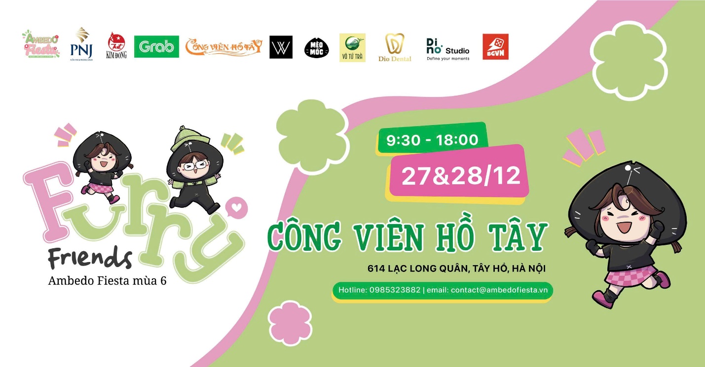 Ambedo Fiesta mùa 6: Furry Friends, Lễ hội sáng tạo & cộng đồng của Gen Z Hà Nội đổ bộ Công viên Hồ Tây- Ảnh 1.