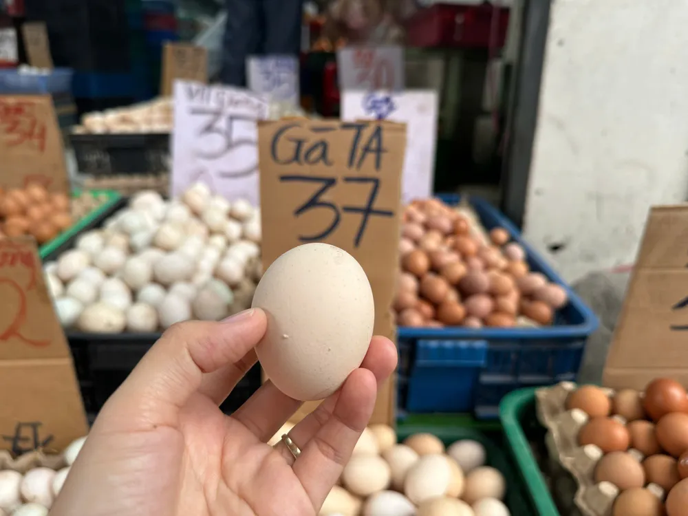 Giá trứng gà đã tăng gấp 2,5 lần so với hồi giữa năm. Ảnh: THU HÀ GIÁ THỊT