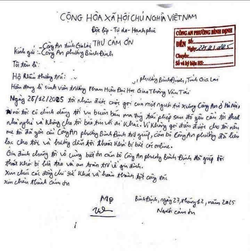 Giải cứu nam sinh viên ở TPHCM bị bắt cóc online, đòi chuyển 300 triệu đồng - 1