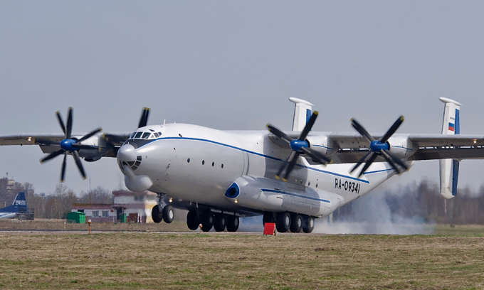 Vận tải cơ An-22 của không quân Nga hồi năm 2013. Ảnh: Flickr