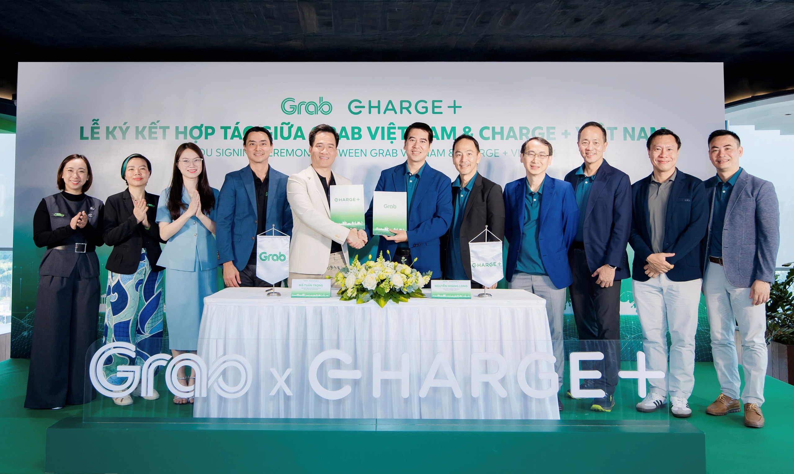 Grab Việt Nam và Charge+ hợp tác phát triển mạng lưới trạm sạc 1 Grab Việt Nam và Charge+ hợp tác phát triển mạng lưới trạm sạc - Ảnh 1.