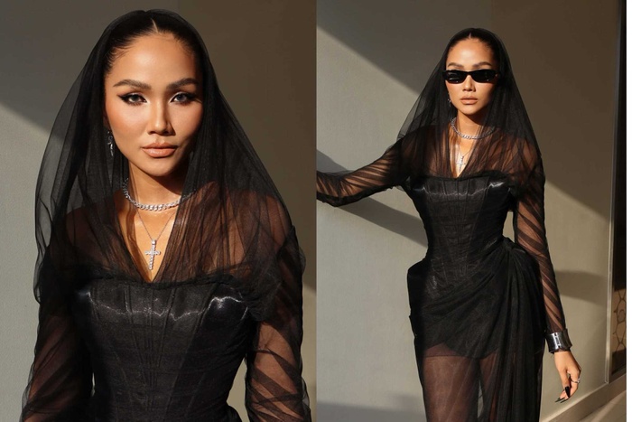 H'Hen Niê gợi cảm tái xuất showbiz sau khi sinh con