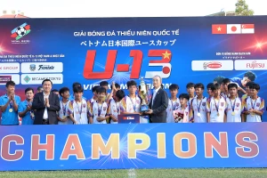 Becamex TP.HCM FC vô địch Giải Bóng đá Thiếu niên Quốc tế U-13 Việt Nam – Nhật Bản