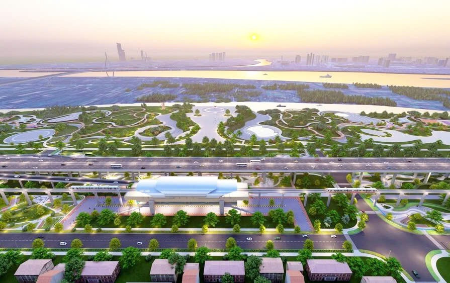 Hà Nội đề xuất phương án vị trí, hướng tuyến trục đại lộ cảnh quan sông Hồng 1 sông Hồng - Ảnh 1.