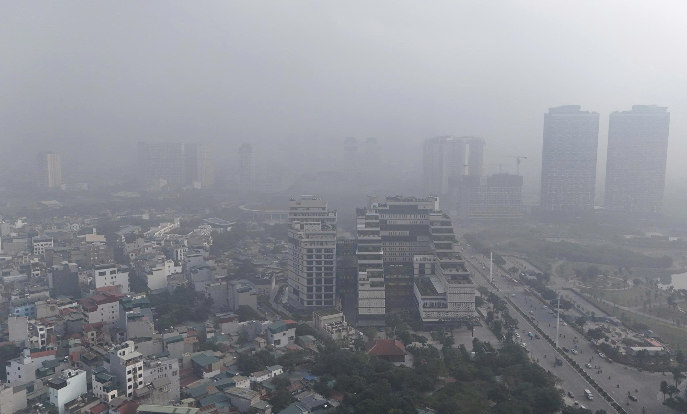 Hà Nội 'gánh' ô nhiễm không khí nội tại và ngoại tỉnh 1 Hà Nội như lòng chảo, 'gánh' ô nhiễm không khí nội tại và ngoại tỉnh - Ảnh 1.