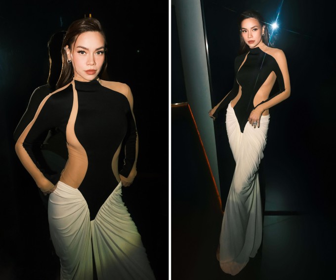 Hồ Ngọc Hà ghi điểm khi đụng váy trăm triệu đồng với Lisa 1 Hồ Ngọc Hà diện đầm Schiaparelli cắt khoét tới chúc mừng học trò cũ Gigi Hương Giang tổ chức private show, tối 12/12.