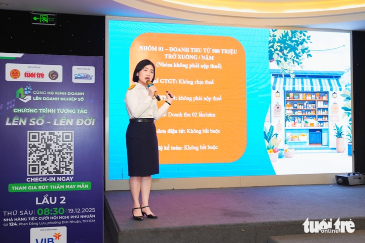 Hộ kinh doanh có doanh thu trên 500 triệu đồng/năm mới phải nộp thuế - Ảnh 1.