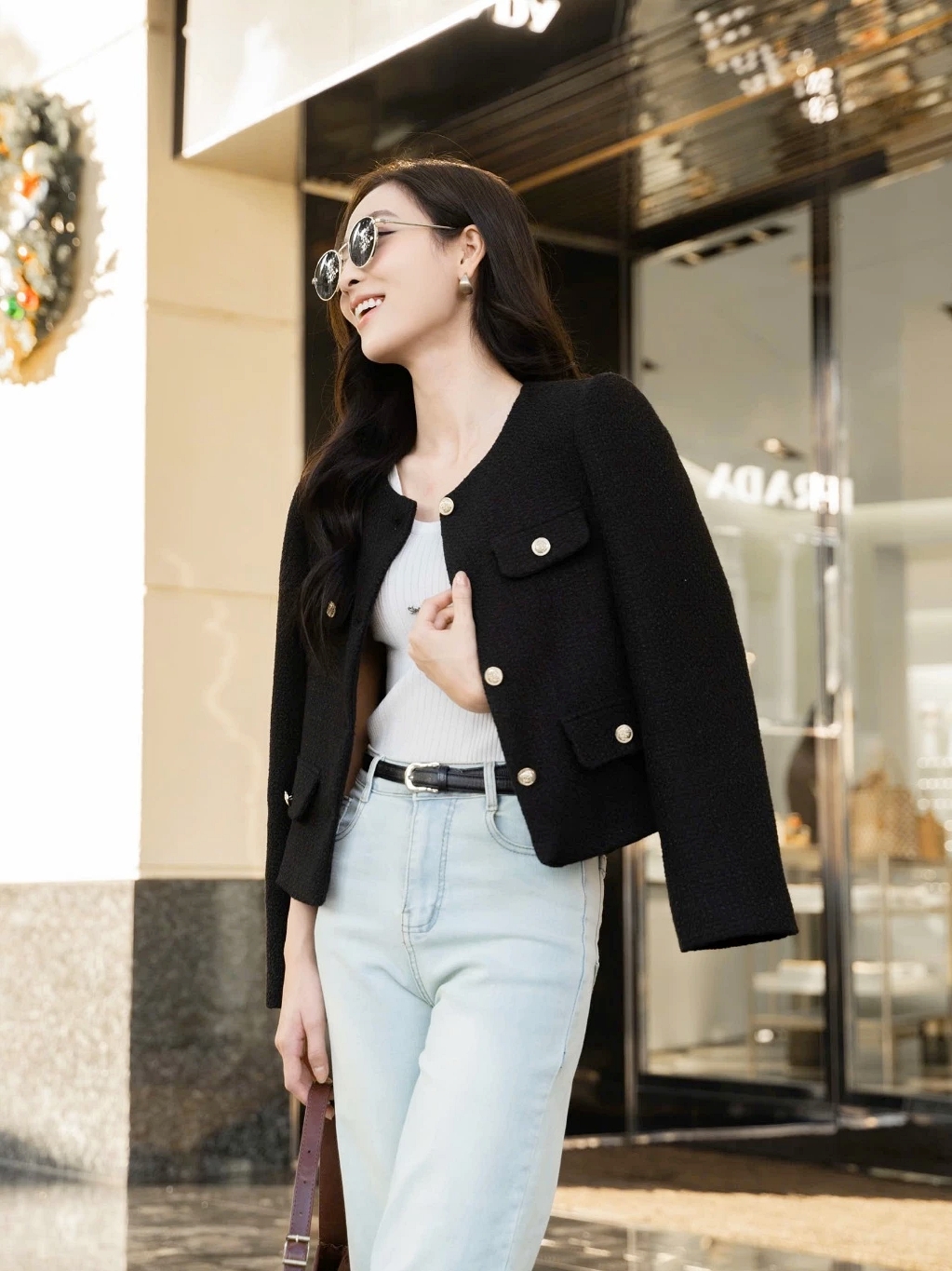 Hóa ra level sang chảnh gấp 10 lần của áo khoác đen không nằm ở giá tiền, mà giấu kín trong 2 từ khóa này!- Ảnh 14.