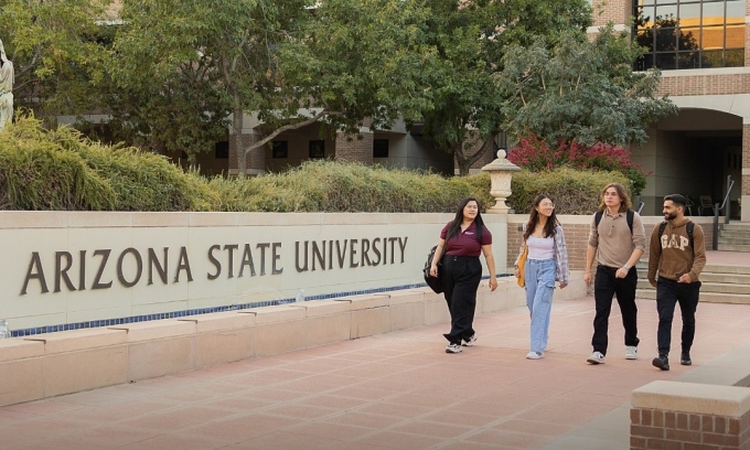 Khuôn viên Đại học Bang Arizona, Mỹ. Ảnh: Arizona State University Fanpage