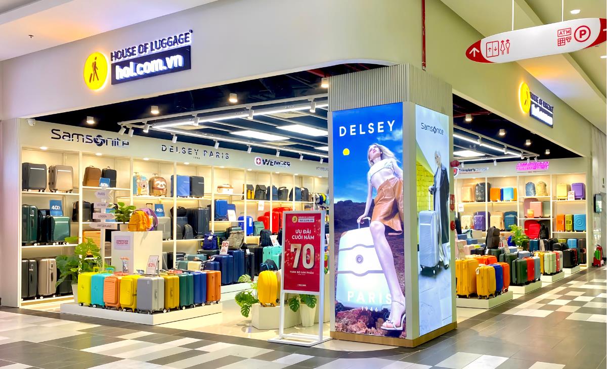 House Of Luggage tung ưu đãi cuối năm đến 70% tất cả vali, balo, túi xách- Ảnh 1. House Of Luggage tung ưu đãi cuối năm đến 70% tất cả vali, balo, túi xách- Ảnh 1.
