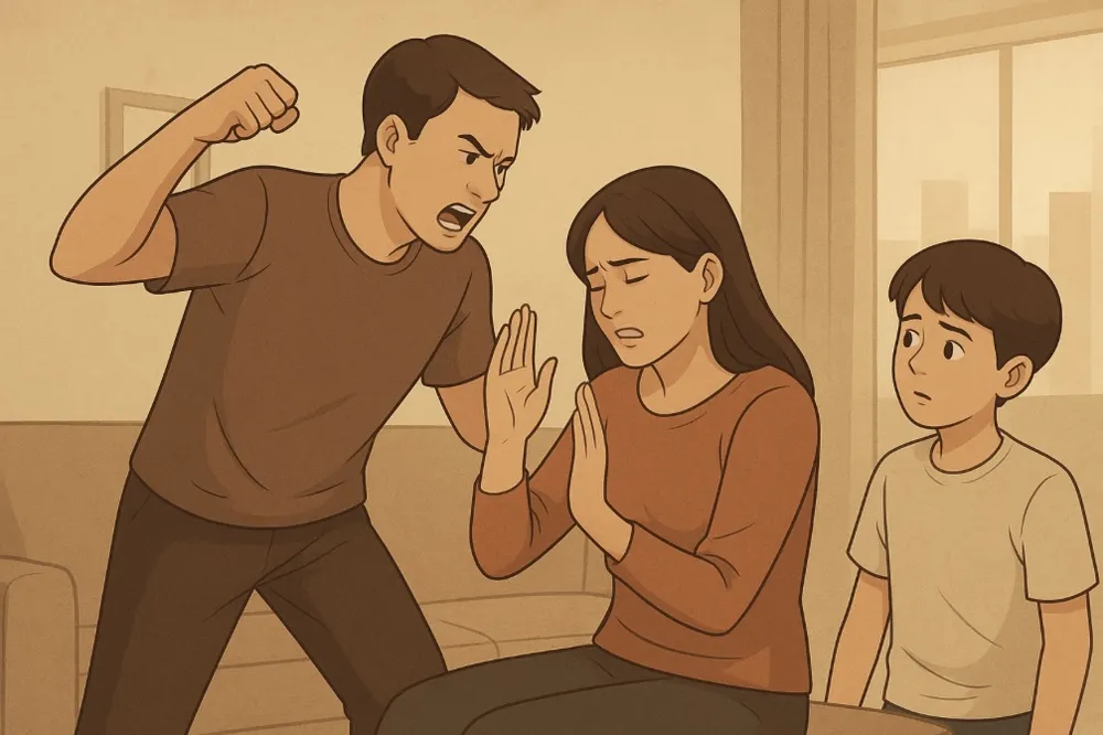 Ảnh minh hoạ AI. Bạo lực gia đình.jpeg