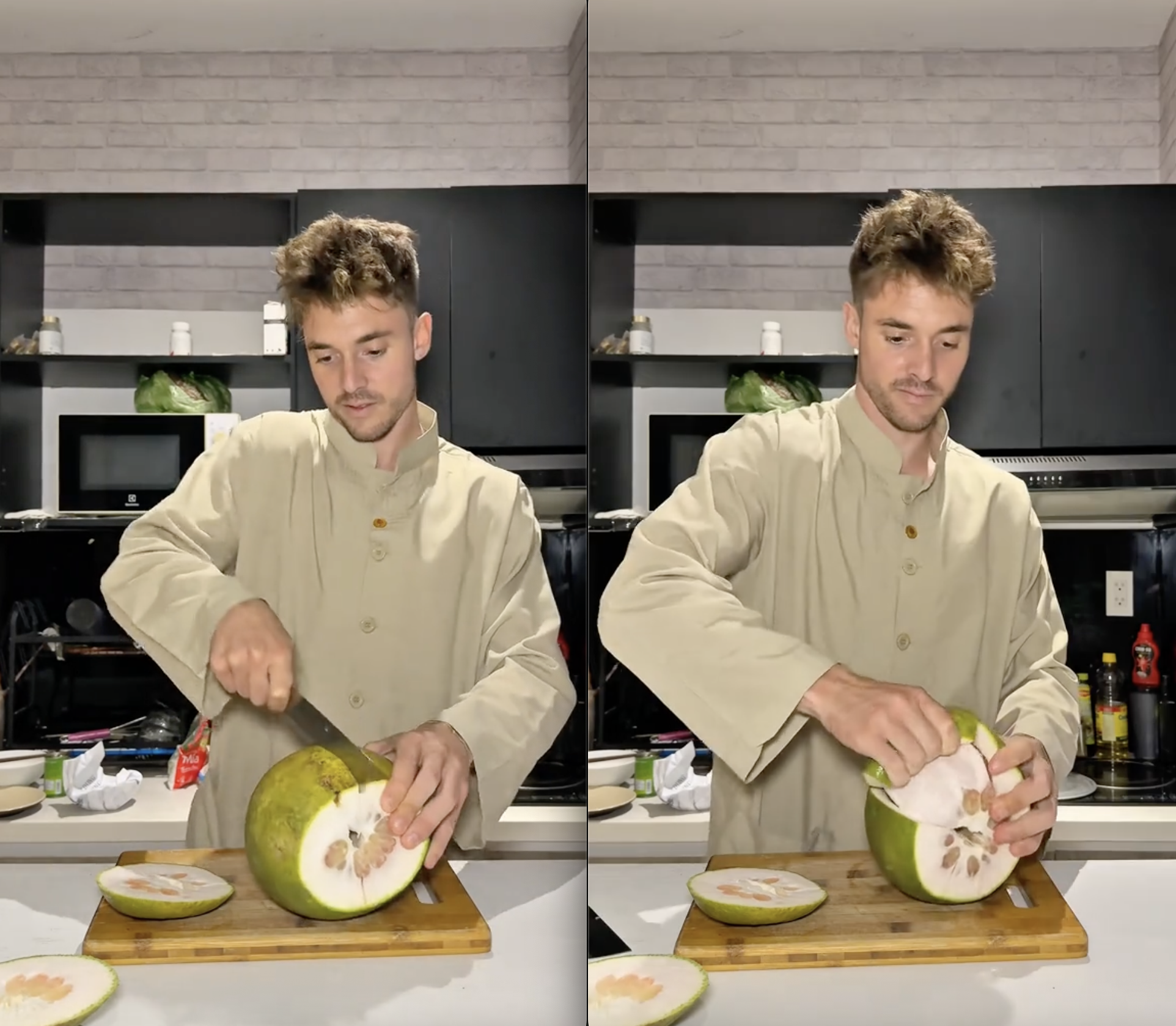 Khách Tây tự tay nấu 1 món chè khiến dân mạng 