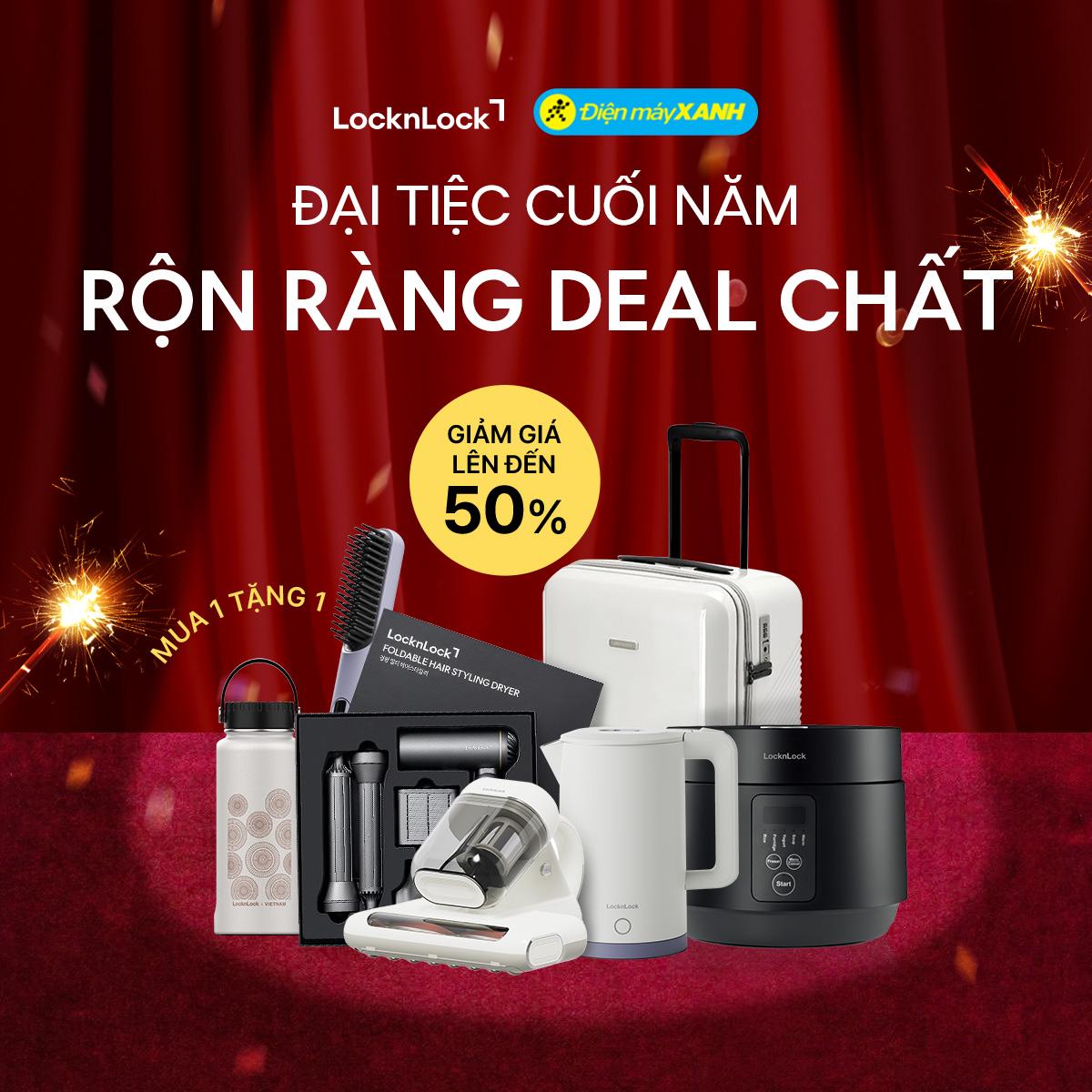 LocknLock x Điện Máy Xanh: Khai mở “Đại tiệc cuối năm – Rộn ràng deal chất”!- Ảnh 1.