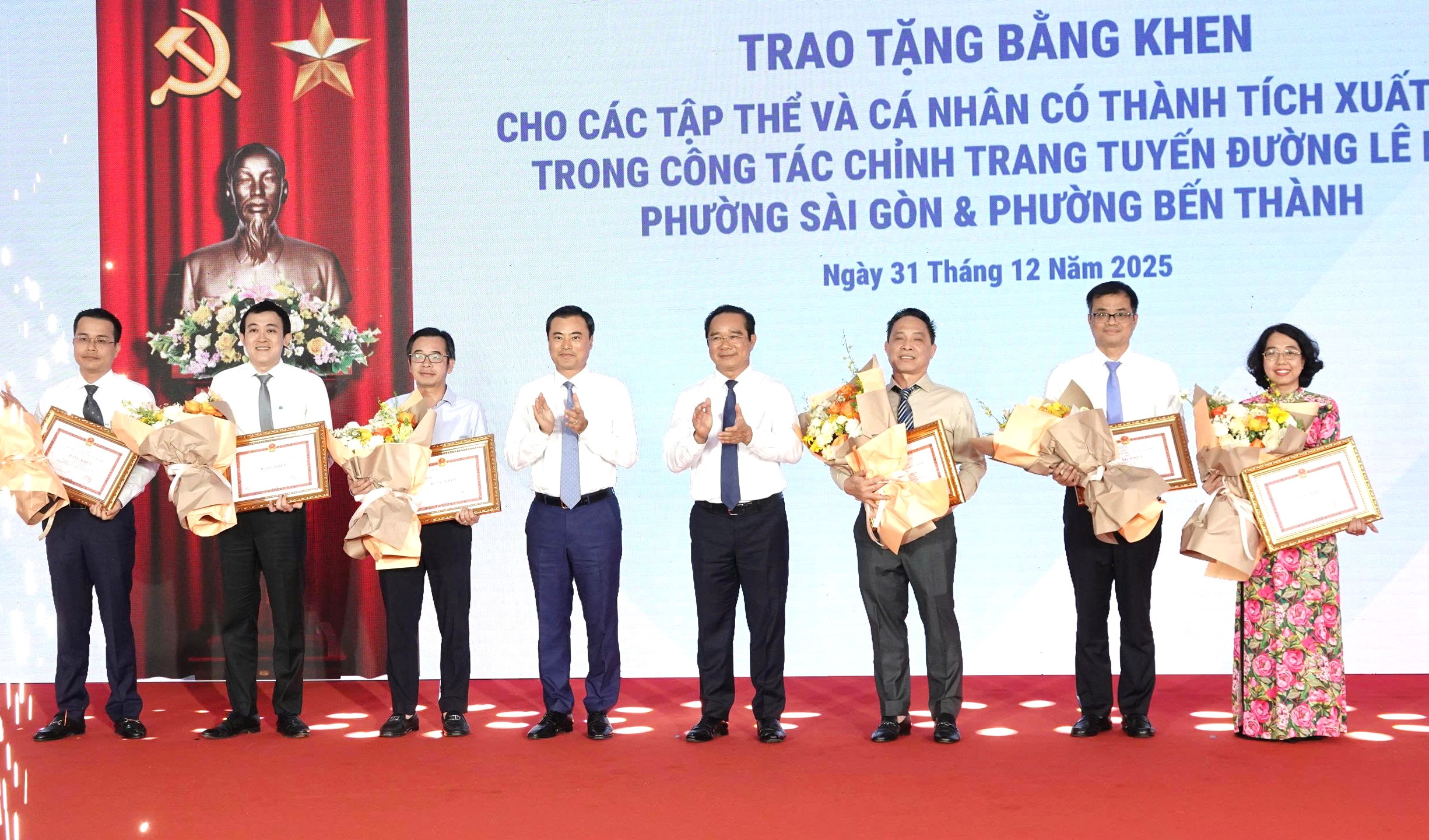 Khánh thành chỉnh trang đường Lê Lợi, Khang Điền 'làm đẹp' tiếp chợ Bến Thành, đường Nguyễn Huệ 1 Khánh thành chỉnh trang đường Lê Lợi, Khang Điền 'làm đẹp' tiếp chợ Bến Thành, đường Nguyễn Huệ - Ảnh 1.