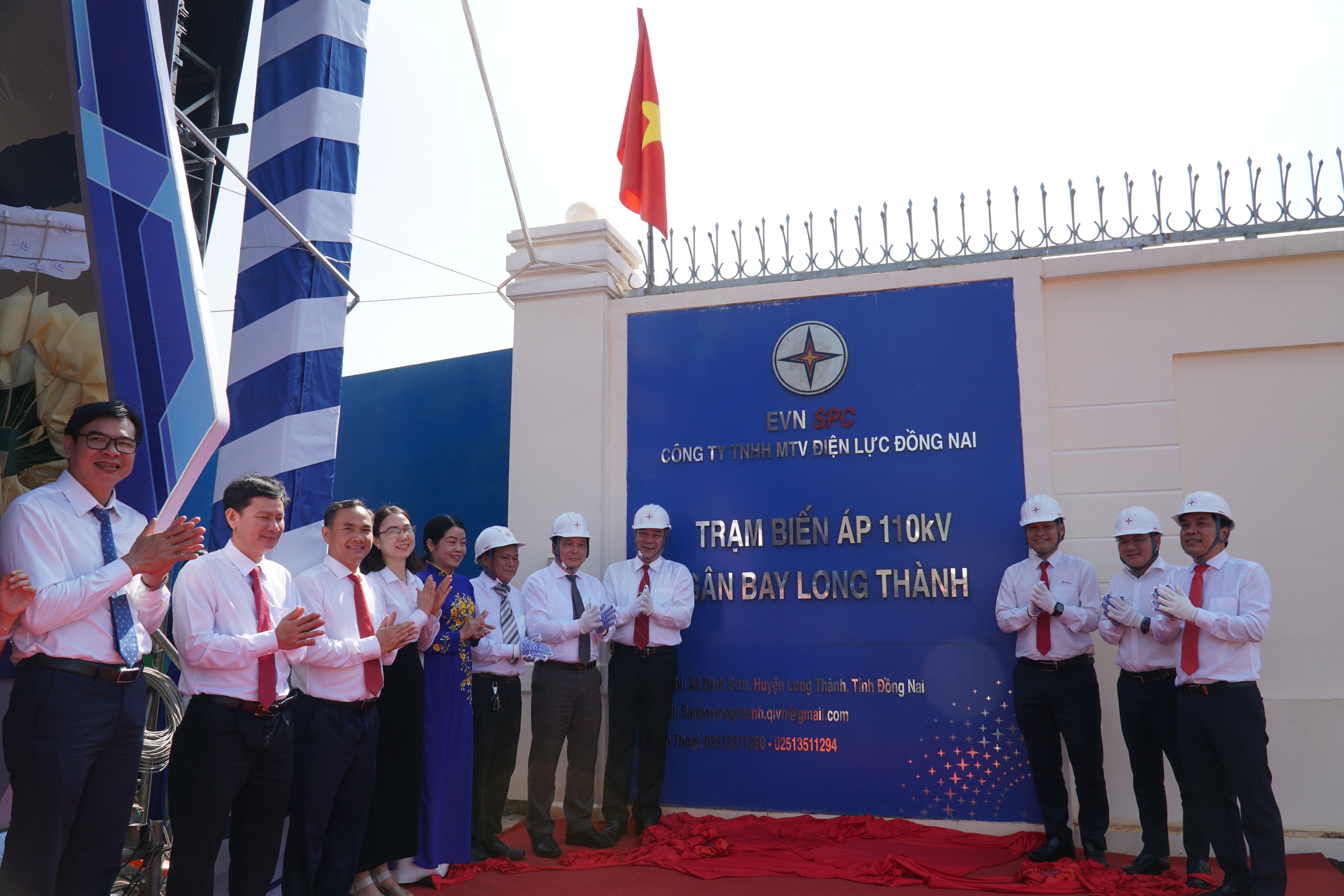 Khánh thành trạm biến áp cấp điện vận hành sân bay Long Thành 1 Công trường sân bay Long Thành tiêu thụ bao nhiêu kWh mỗi tháng - Ảnh 1.