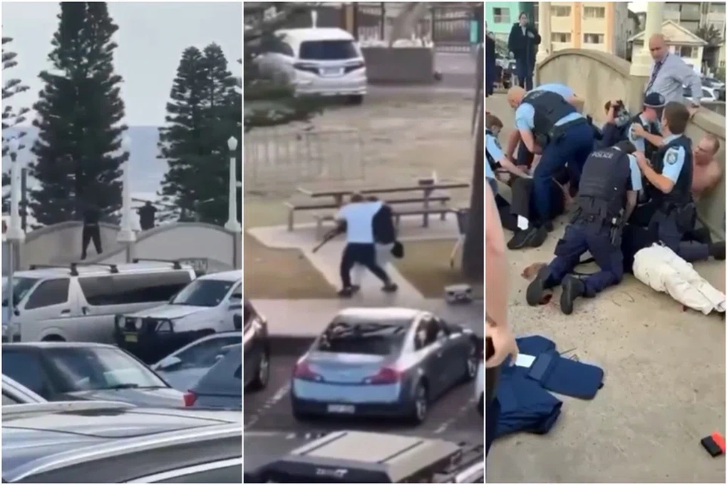 Khoảnh khắc “người hùng” liều mình tước vũ khí của kẻ xả súng ở Australia - 1