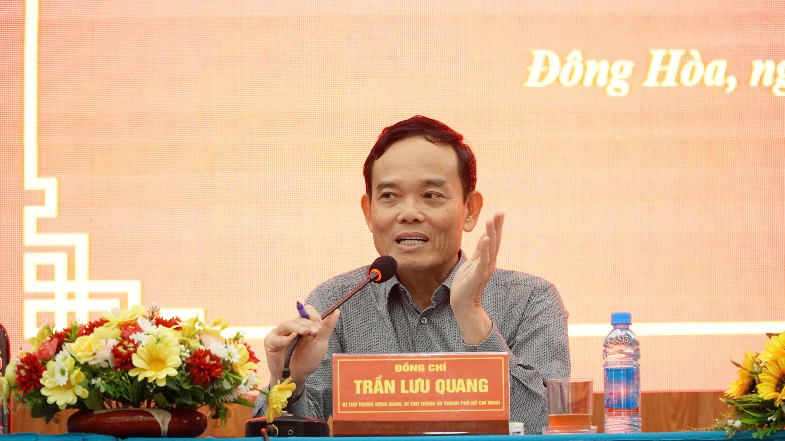 Bí thư Trần Lưu Quang: Không cần nói cố gắng mà cần cam kết hoàn thành- Ảnh 1.