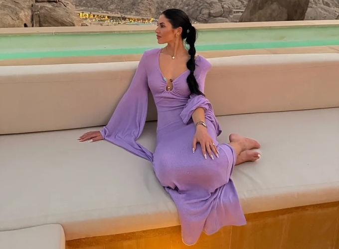 Emilie Nasseh trong một chuyến du lịch. Ảnh: Emilie Nasseh