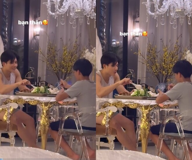 Lệ Quyên tiết lộ khung cảnh riêng tư của con trai riêng và Lâm Bảo Châu, được tình trẻ kém 12 tuổi chiều chuộng "cười tít mắt" 1 Con trai riêng của Lệ Quyên rất thân thiết với Lâm Bảo Châu.