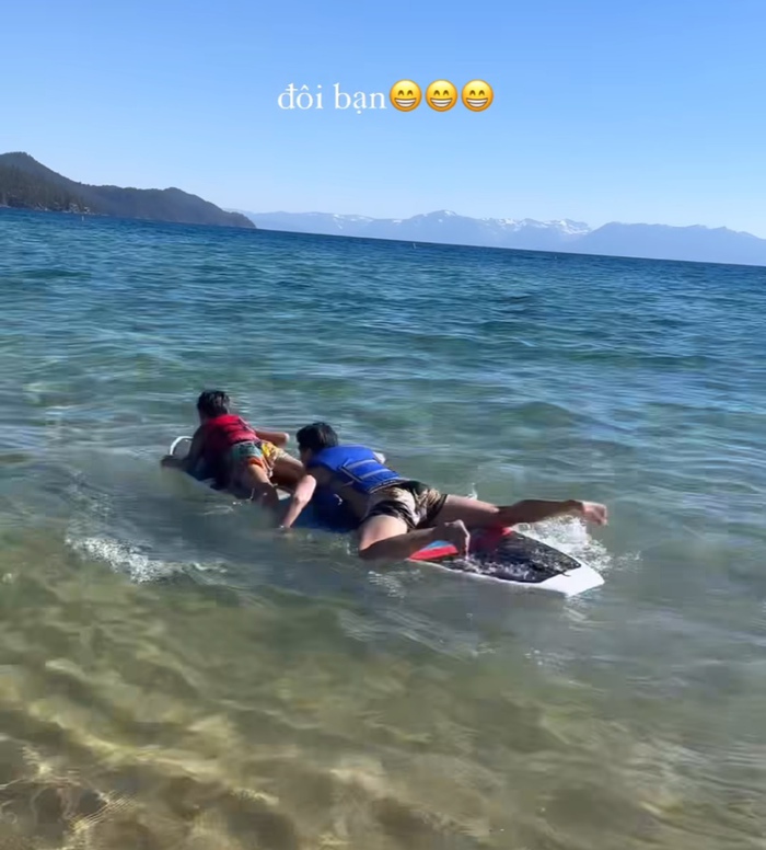 Lệ Quyên tiết lộ khung cảnh riêng tư của con trai riêng và Lâm Bảo Châu, được tình trẻ kém 12 tuổi chiều chuộng "cười tít mắt" 4 Lệ Quyên nhiều lần khẳng định con trai và Lâm Bảo Châu là đôi bạn thân thiết.