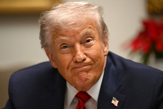 Tổng thống Mỹ Donald Trump tại Nhà Trắng hôm 10/12. Ảnh: AFP