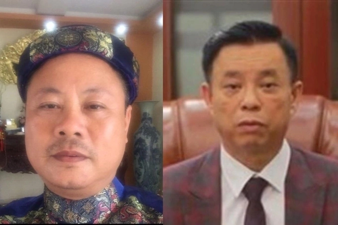 Bị can Nguyễn Mạnh Quyền (trái) và Phạm Văn Cách. Ảnh: Bộ Công an