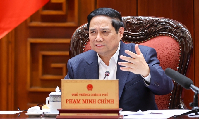 Thủ tướng Phạm Minh Chính phát biểu sáng 16/12. Ảnh: Nhật Bắc