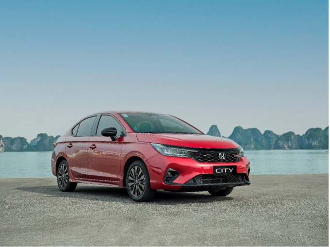 Sedan cỡ B City là một trong những dòng xe bán chạy của Honda Việt Nam. Ảnh: HVN