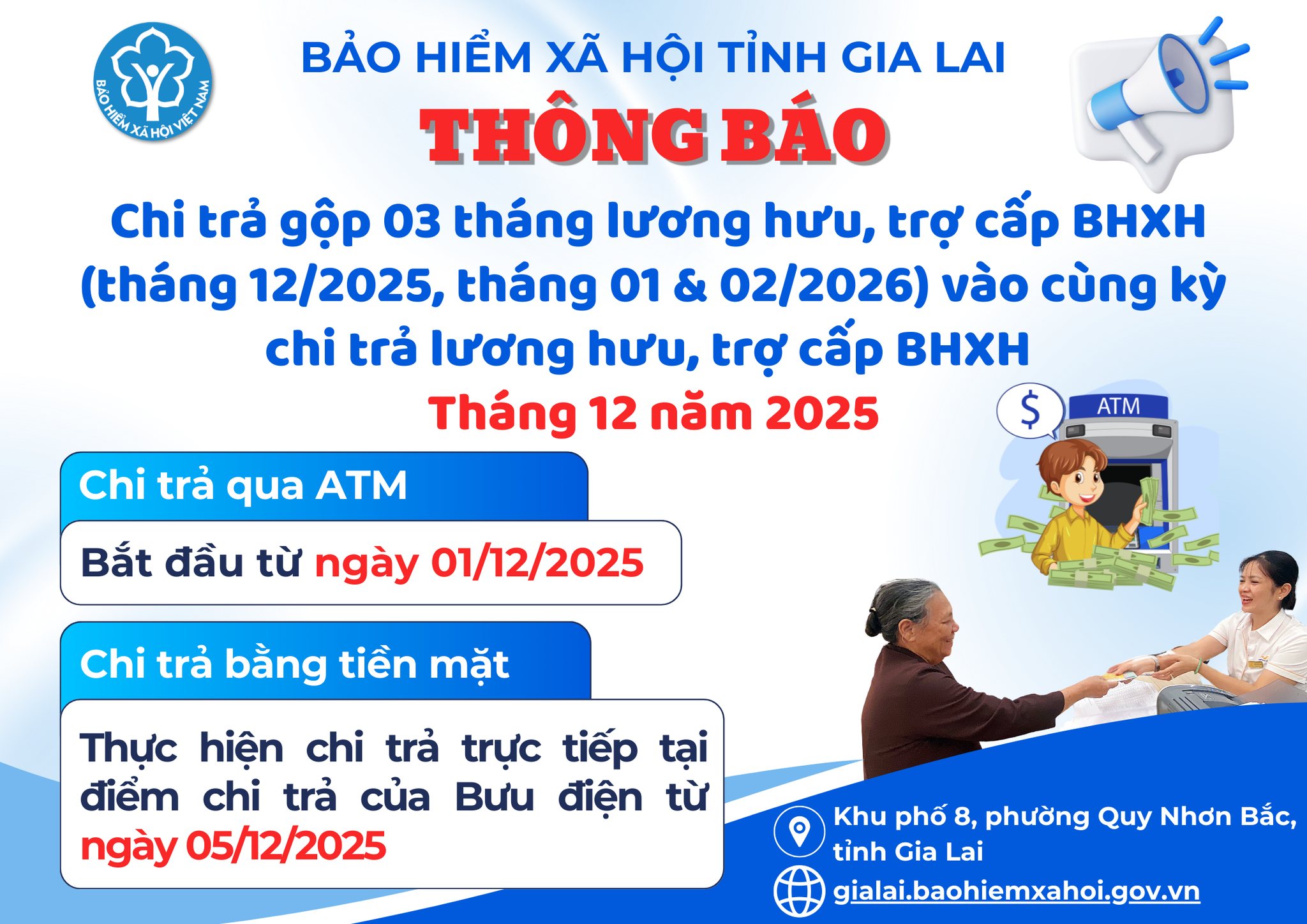 Lương hưu, trợ cấp gộp 3 tháng đang đến với người dân 4 tỉnh 1 Đang chi trả 3 tháng lương hưu, trợ cấp cho người dân 4 tỉnh - Ảnh 1.