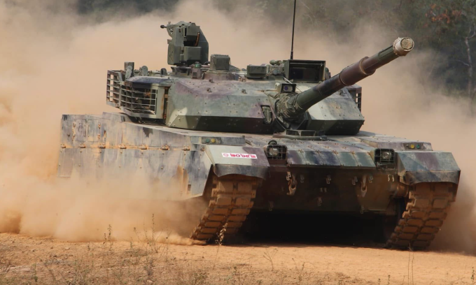 Xe tăng VT-4 của lục quân Thái Lan hồi tháng 7. Ẳnh: Wikimedia