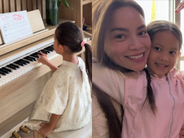 Con gái duy nhất của Hồ Ngọc Hà mới 5 tuổi đã tài sắc vẹn toàn, ngồi luyện thanh khoe chất giọng khàn y hệt mẹ