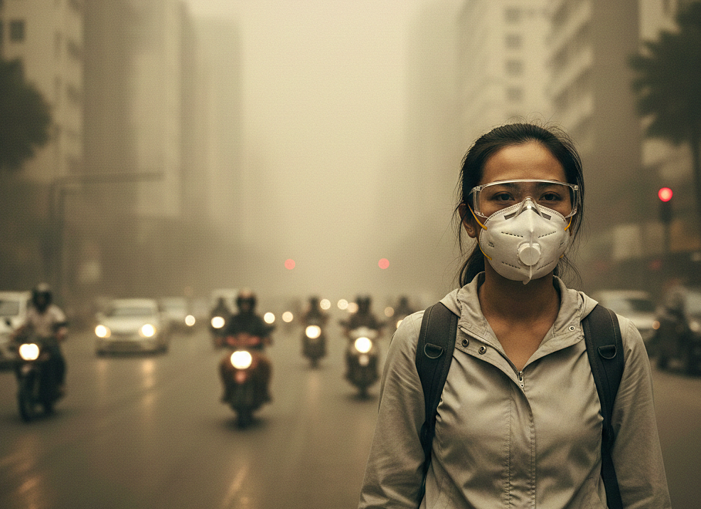 Mẹo bảo vệ mũi họng khi ô nhiễm không khí 1 Meo bao ve mui hong khi o nhiem khong khi