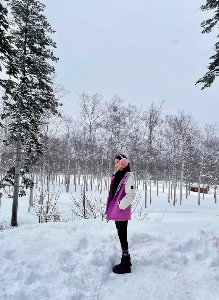 Midu trượt tuyết ở Hokkaido dưới trời -10 độ C 1 Midu trượt tuyết ở Hokkaido dưới trời -10 độ C - 1