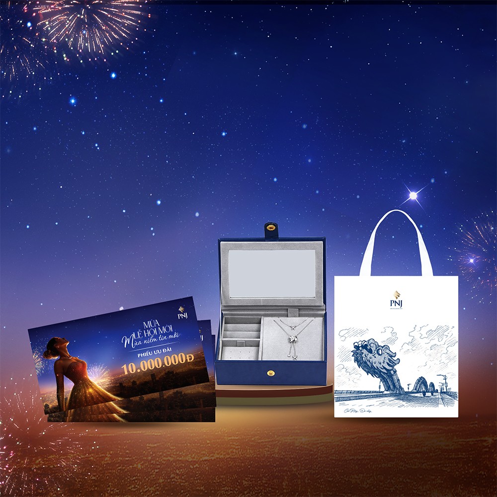 Mùa lễ hội mới, mùa niềm tin mới – Cùng PNJ tỏa sáng rực rỡ mùa cuối năm 2 PNJ mang đến ngàn ưu đãi rực rỡ mùa lễ hội. Ảnh: PNJ.