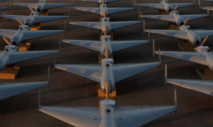 UAV LUCAS của Mỹ trong ảnh công bố ngày 3/12. Ảnh: CENTCOM