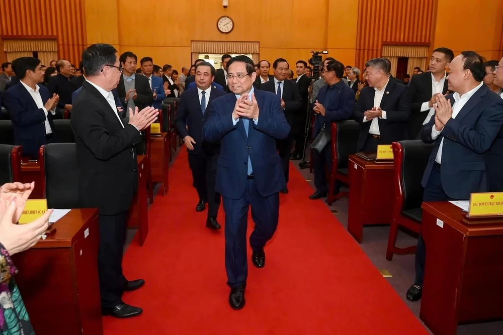 Thủ tướng Phạm Minh Chính tham dự hội nghị tổng kết năm 2025 và triển khai nhiệm vụ năm 2026 của ngành NN&MT. Ảnh: Tùng Đinh z7384171467561_3be1ab6f940b8bccd36e2126a56897e3-143251_99-144904.jpg
